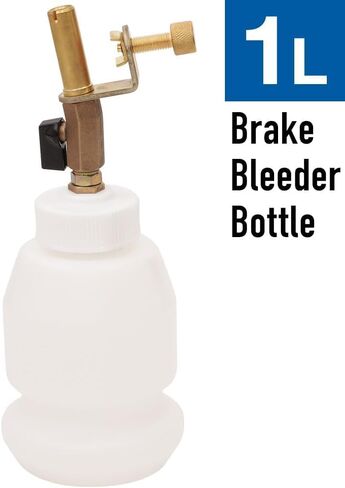 1 Liter Master Cylinder Brake Fluid Refilling Bottle, Brake Service Dispensing Bleeder Bottle, Safe to Prevent Any Spatter in Kuwait