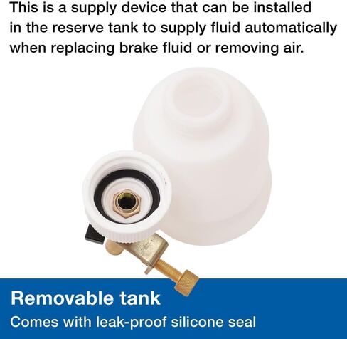 1 Liter Master Cylinder Brake Fluid Refilling Bottle, Brake Service Dispensing Bleeder Bottle, Safe to Prevent Any Spatter in Kuwait