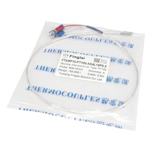 FTARP10 PT100 0.5m Cable Roller Groove Probe Head Waterproof oilproof anticorrosive Type RTD Temperature Sensor(4x30mm Probe 2B) in Saudi Arabia