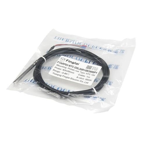 FTARP03 NTC 1m PVC كابل الفولاذ المقاوم للصدأ مسبار مقاوم للماء 10K مقاومة RTD مستشعر درجة الحرارة (3950 B 5x50mm Probe) in Saudi Arabia
