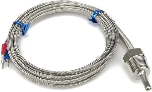 FTARP09 K Type 30mm Probe Length 3 metres Cable thermocouple Temperature Sensor PT1/8 3/8 Thread(PT3 8) in Kuwait