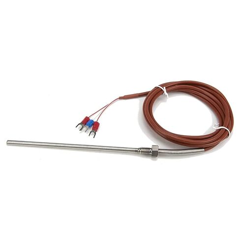 FTARP09 PT100 Type 2m Silica Gel Cable 150mm 316L Probe Head RTD Temperature Sensor M8 Thread in Saudi Arabia