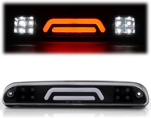PIT66 LED 3rd Brake Light, Compatible with 93-11 Ford Ranger/99-16 Ford F250 SD F350 SD F450 SD F550 SD/95-03 Mazda B2300 B2500 B3000 B400 Clear Lens Black Housing in Saudi Arabia