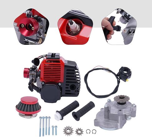 محرك دراجة نارية عمودي 125cc 7.64HP ATV، محرك أسطوانة واحدة رباعي الأشواط مع ناقل حركة يدوي 4 سرعات مبرد بالهواء CDI لدراجة نارية ATV 7500 دورة في الدقيقة in Kuwait