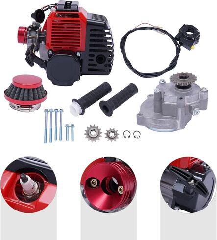 محرك دراجة نارية عمودي 125cc 7.64HP ATV، محرك أسطوانة واحدة رباعي الأشواط مع ناقل حركة يدوي 4 سرعات مبرد بالهواء CDI لدراجة نارية ATV 7500 دورة في الدقيقة in Kuwait
