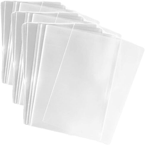 100 Pcs 6 1/2 X 9 1/2 (O) Clear Flat Cellophane/Cello (6.5x9.5) Bags Good for 6x9 Items in Kuwait