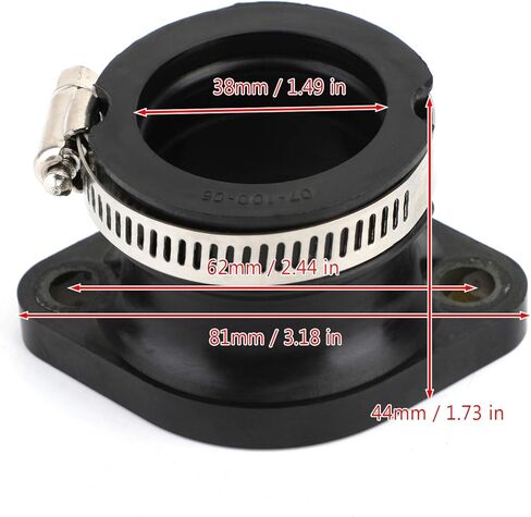 حذاء مدخل كاربوريتر شفة من Artudatech يناسب Polaris 400 1985-1991، لـ Polaris 440 1992، لـ Polaris SKS 400 1987 3082439، 3082537 in Saudi Arabia
