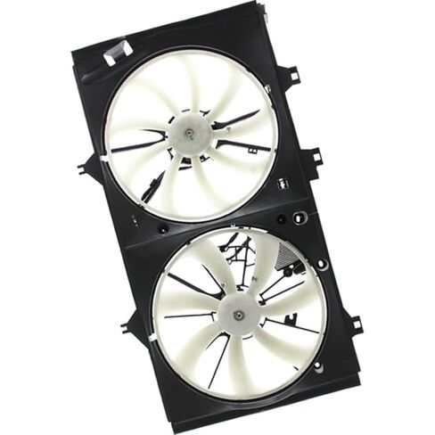 Dual Radiator and Condenser Fan Assembly for Lexus ES350 2013 2014 2015 2016 2017 1Pcs Replacement 1636131400, 1636331080, 1636131390 in Saudi Arabia