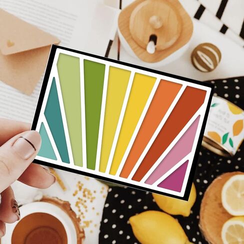 1 Set Geometric Die Cuts Lattice Boxes Embossing Template Diamond Shape Carbon Steel Die Set for Card Scrapbooking Card DIY Craft in Saudi Arabia