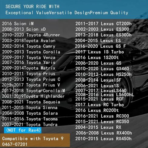 forToyota Push-Type Retainer Clips 90467-07201, Black Plastic Trim Fasteners, Pack of 25 in Saudi Arabia