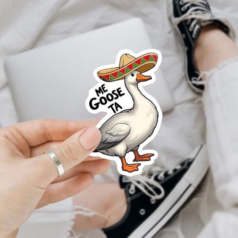3 Pcs Goose Me Goose-ta Meme Sticker, Goose Sticker, Silly Goose Sticker - Vinyl Stickers 3 Inches for Water Bottles Laptop Phone Car Window Helmet in Saudi Arabia