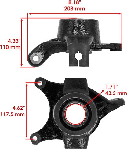 مفصل توجيه كالتريك متوافق مع Polaris RZR 1000 2016-2018 / Trail S 1000 22-24 / RZR 900 2015-2024 5143615 يسار أمامي in Saudi Arabia