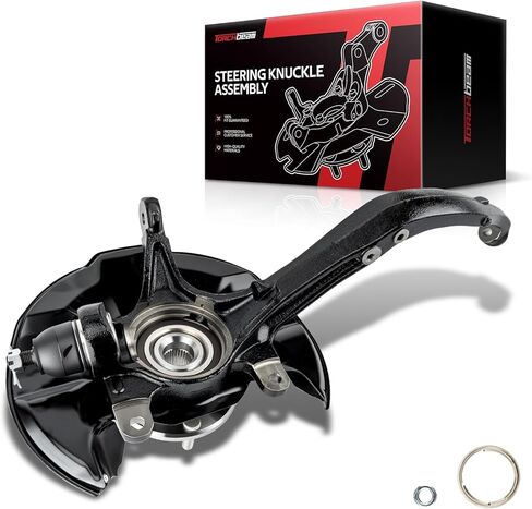 Torchbeam قطعة واحدة من مفصل التوجيه الأمامي ومجموعة محور تحمل العجلة متوافقة مع Toyota Camry 2007-2009 2.4L، جانب السائق الأيسر يستبدل 686259 in Kuwait