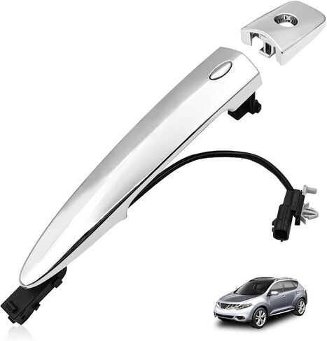 Front Left Side Driver Door Handle Chrome, Compatible with Leaf S 2013-2017, Maxima 2009-2014, Murano 2009-2014 etc, Replace OE# 80646-9N00A, 806469N00A in Saudi Arabia