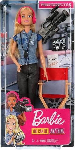 Barbie Film Director Doll “You Can Be Anything" Career Playset with Director Chair, Video Camera, Headphones, Script, Viewfinder & Clapperboard – Barbie Movie Toy & Gift for Kids 3+ in Saudi Arabia