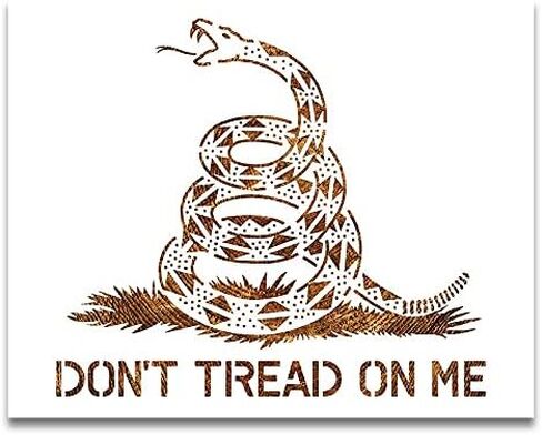 استنسل لا تخطو علي - لون قابل لإعادة الاستخدام، رسم، وطلاء فن استنسل لعلم حرب الجيش العسكري in Saudi Arabia