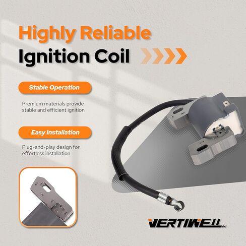 Set of 2 Ignition Coil Pack Compatible with Intek V-Twin 18HP 19HP 20HP 21HP 22HP Engine Briggs Stratton 407000 405000 401000 Replaces 592846 799651 691060 401577 4025a7 4035a7 403677 404577 4045a7 in Saudi Arabia