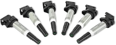 Mishimoto Ignition Coil Compatible With BMW M54, N20, N52, N54, N55, N62, S54, S62 2002+, Set of 6 in Saudi Arabia