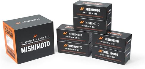 Mishimoto Ignition Coil Compatible With BMW M54, N20, N52, N54, N55, N62, S54, S62 2002+, Set of 6 in Saudi Arabia
