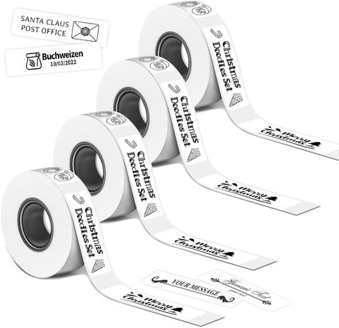 for M110 Printer Thermal Labels,4 Rolls, Round - 1.96"（50x50 mm, 140 Labels/Roll,Compatible for Phomemo M110 M220 M200 M221, Gradient Flower, for Address/Barcode/Office/Logo/Business/Storage in Saudi Arabia