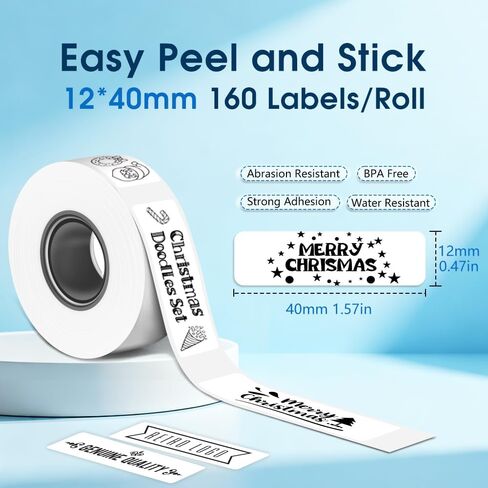 for M110 Printer Thermal Labels,4 Rolls, Round - 1.96"（50x50 mm, 140 Labels/Roll,Compatible for Phomemo M110 M220 M200 M221, Gradient Flower, for Address/Barcode/Office/Logo/Business/Storage in Saudi Arabia