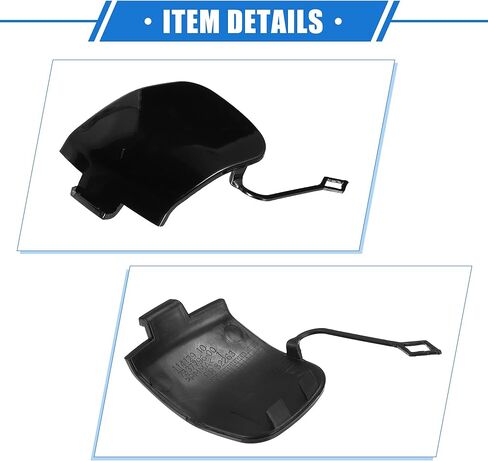 Car Towing Tow Eye Hook Cover Cap Compatible for Mini Cooper 2014-2018, Durable Plastic Black Front Bumper in Saudi Arabia