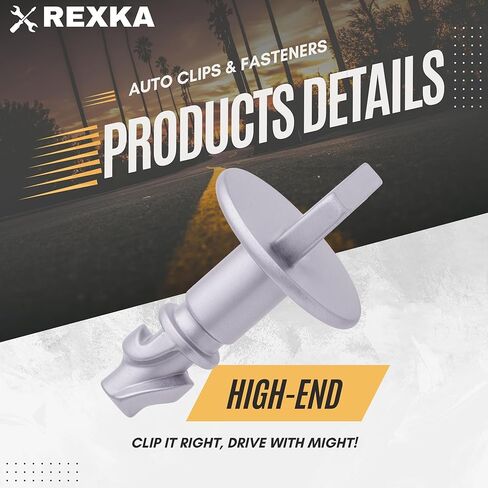 Rexka 10pcs Radiator Support Splash Shield Bolt Engine Cover Retainer Pin Screw BB5Z00817A for Ford Lincoln Edge Explorer F150 MKX Mark LT in Saudi Arabia