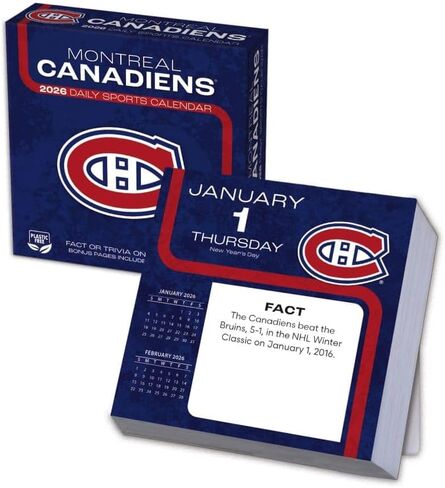 Montreal Canadiens 2026 Box Calendar (26998053087) in Saudi Arabia