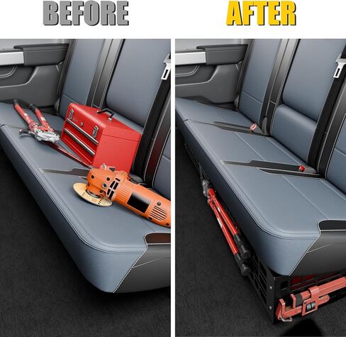 Seat Bottom Divider Panel Compatible with Ford F150 2015+ Raptor 2015+ Super Duty 2017+ Under Seat Molle Panel Second Row Storage Panel 2nd Row Under Seat Organizer Accessories in Kuwait