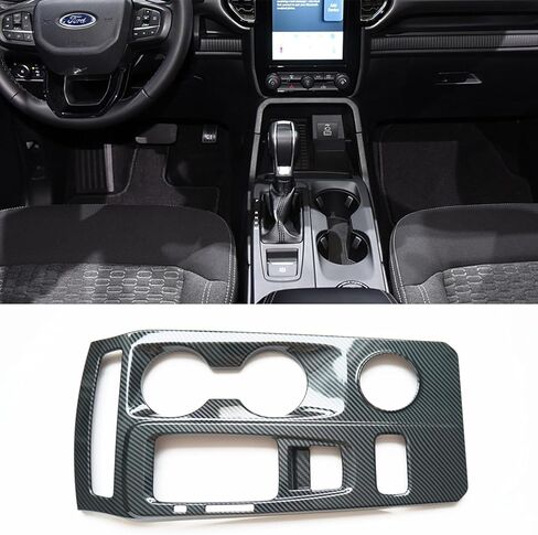 ZiWen Interior Trims Sport Gear Panel Center Console Cover Accessories for Ford Ranger Everest 2024 2025 (B-Raptor) in Saudi Arabia