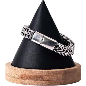 Bamboo Cone Bracelet Display Stand for Show Selling (Beige) in Saudi Arabia