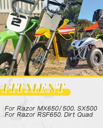 8 Pcs MX650 Front Rear Break Pad for Razor MX650/500, SX500, RSF650, Dirt Quad in Saudi Arabia