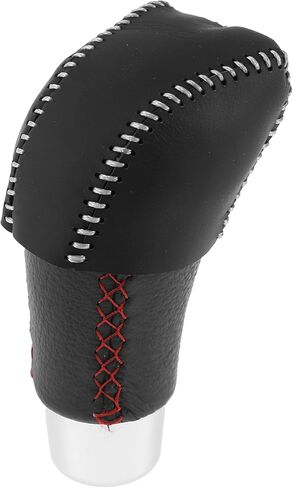 Anti-Slip Gear Shift Knob Cover Car Stick Shifting Handle Protector for Lexus RX350 2023-2024 Black Gray Faux Leather in Saudi Arabia