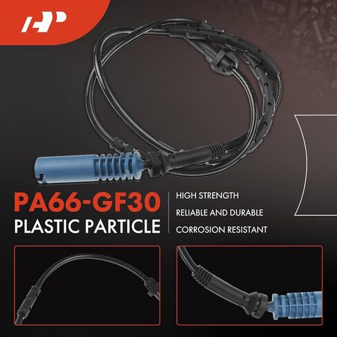 مستشعرات سرعة عجلة ABS ممتازة متوافقة مع BMW E84 Series X1 2013-2014، 2.0L 3.0L، مجموعة من قطعتين للسائق الخلفي وجانب الراكب in Kuwait