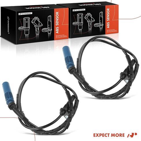 مستشعرات سرعة عجلة ABS ممتازة متوافقة مع BMW E84 Series X1 2013-2014، 2.0L 3.0L، مجموعة من قطعتين للسائق الخلفي وجانب الراكب in Kuwait