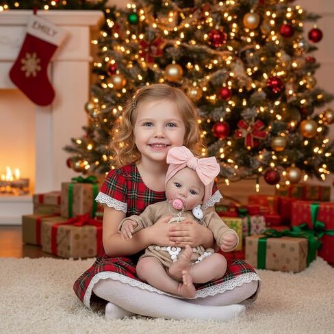 Reborn Baby Dolls Girl - 20 Inch Lifelike Newborn Dolls, Real Life Baby Toy with Soft Weighted Body, Real Baby Reborn Gift Set for Kids Age 3+ in Saudi Arabia