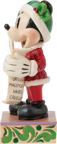 Enesco Disney Traditions by Jim Shore Santa Mickey Mouse with Nice List Limited Edition Figurine, 7.75 Inch, Multicolor in Saudi Arabia
