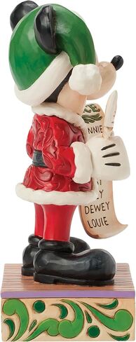 Enesco Disney Traditions by Jim Shore Santa Mickey Mouse with Nice List Limited Edition Figurine, 7.75 Inch, Multicolor in Saudi Arabia
