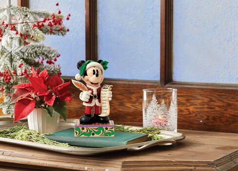 Enesco Disney Traditions by Jim Shore Santa Mickey Mouse with Nice List Limited Edition Figurine, 7.75 Inch, Multicolor in Saudi Arabia