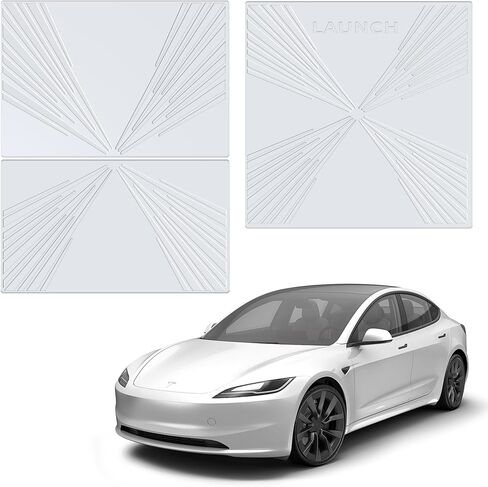 مجموعة أغطية وحدة التحكم المركزية من السيليكون مكونة من 3 قطع لسيارة Tesla Model Y Juniper & Model 3 Highland 2025–2026 - سجادات واقية مضادة للانزلاق، صديقة للحيوانات الأليفة والعائلة (أسود) in Kuwait
