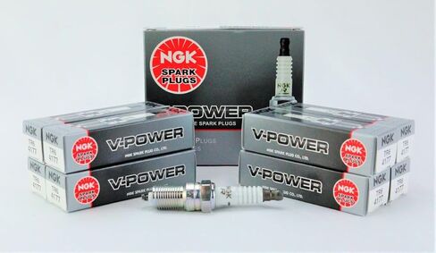NGK 4177 TR6 V-Power مجموعة شمعات إشعال نحاسية ممتازة مكونة من 8 قطع in Kuwait
