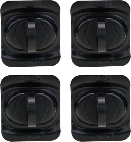 مرساة ربط سرير الشاحنة متوافقة مع 2014-2025 تشيفي سيلفرادو سييرا 1500 2500 3500 و2015-2025 تشيفي كولورادو جي إم سي كانيون - استبدال #23146899، مجموعة خطاف البضائع للجدران بجانب السرير (4) in Kuwait