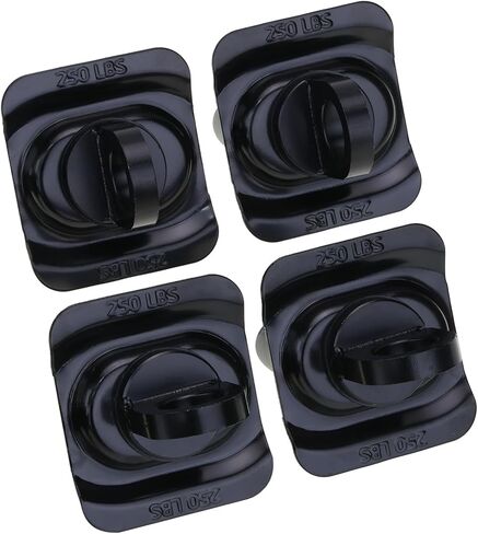 مرساة ربط سرير الشاحنة متوافقة مع 2014-2025 تشيفي سيلفرادو سييرا 1500 2500 3500 و2015-2025 تشيفي كولورادو جي إم سي كانيون - استبدال #23146899، مجموعة خطاف البضائع للجدران بجانب السرير (4) in Kuwait