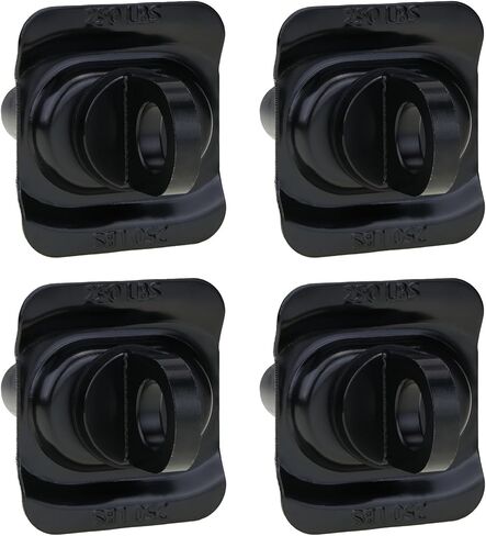 مرساة ربط سرير الشاحنة متوافقة مع 2014-2025 تشيفي سيلفرادو سييرا 1500 2500 3500 و2015-2025 تشيفي كولورادو جي إم سي كانيون - استبدال #23146899، مجموعة خطاف البضائع للجدران بجانب السرير (4) in Kuwait