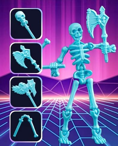 4 Pack T13 Action Figures Set, Skeleton Action Figure, Titan 13 Mini Skeletons, Dummy 13 Action Figures for Boys, Multi-Jointed Movable Skeleton, Christmas Creative Gift (Assembly Completed) in Saudi Arabia