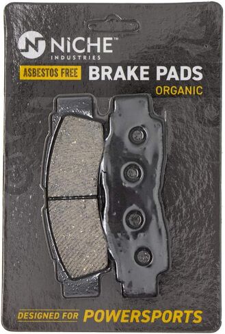 NICHE Brake Pad Set for Yamaha YXZ1000R Wolverine RMAX2 RMAX4 2HC-25805-00-00 Kawasaki 43082-0196 Front (Organic) 2 Pack in Saudi Arabia