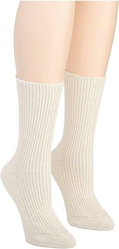Cottonique Elastic-Free Organic Cotton Elite Socks for Allergic Contact Dermatitis (2pairs/pack | Melange Blue) in Saudi Arabia