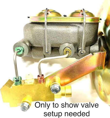 Front to Rear Brake Line - Fits 68-72 Chevelle/Malibu Hardtop - Galfan Coated Steel - The Stop Shop in Saudi Arabia