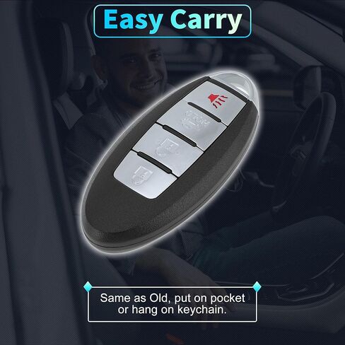 X AUTOHAUX CWTWB1U840 315Mhz Replacement Keyless Entry Remote Smart Key Fob for Nissan Sentra Versa 2013 2014 2015 285E3-3SG0D 285E33SG0D 46 Chip 4 Buttons in Saudi Arabia