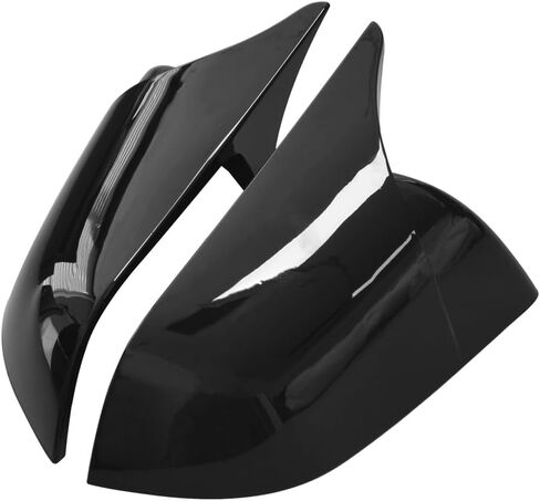Door Rearview Mirror Cover Cap Compatible with Tesla Model 3 Sedan 2017-2023 Side Mirror Cover Cap Trim (Gloss Black) in Saudi Arabia